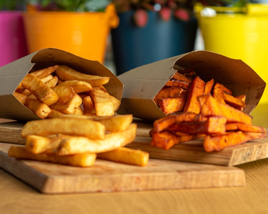 fries, sweet potato fries
